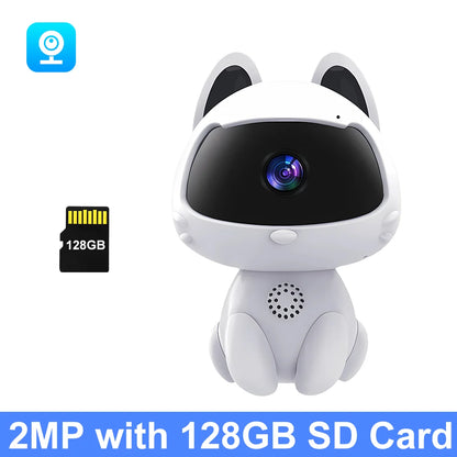 IP Camera V380 HD WiFi Indoor - Auto Tracking Baby Monitor
