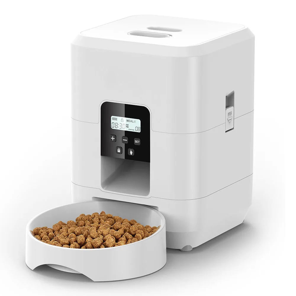 Smart Automatic Pet Feeder - Timed Portion Control Slow Food Dispenser for Dogs & Cats - Deribla Store