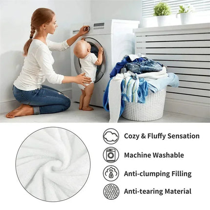 Velvet Blanket - Soft Warm Fleece Throw for Bed & Sofa