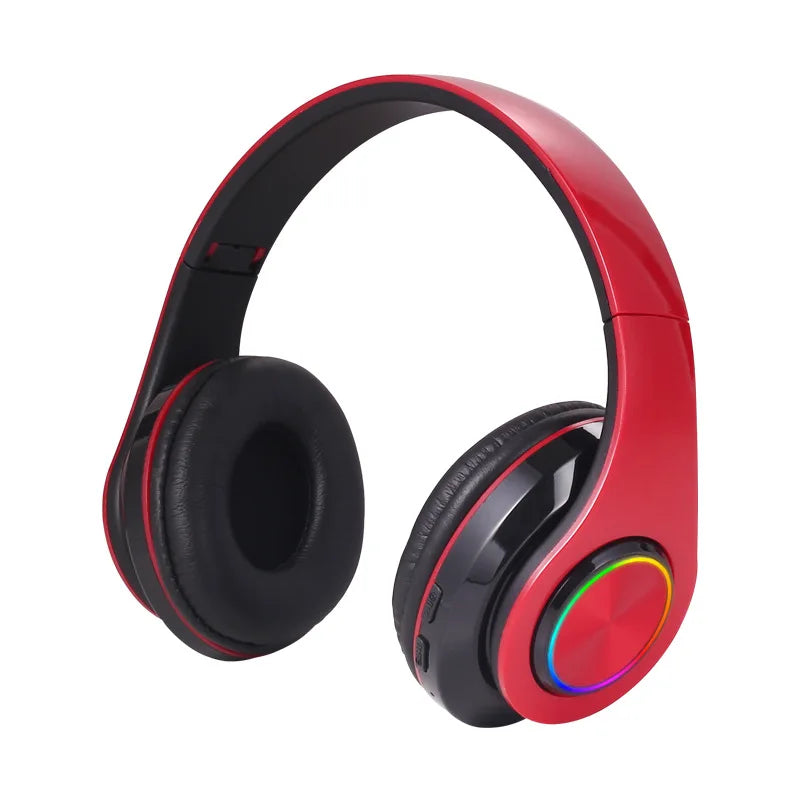 Wireless Bluetooth 5.0 Headphone With Microphone On-Ear Headset