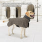 Plaid Dog Winter Coat - Fleece Lined Windbreaker Jacket for All Breeds - Deribla Store