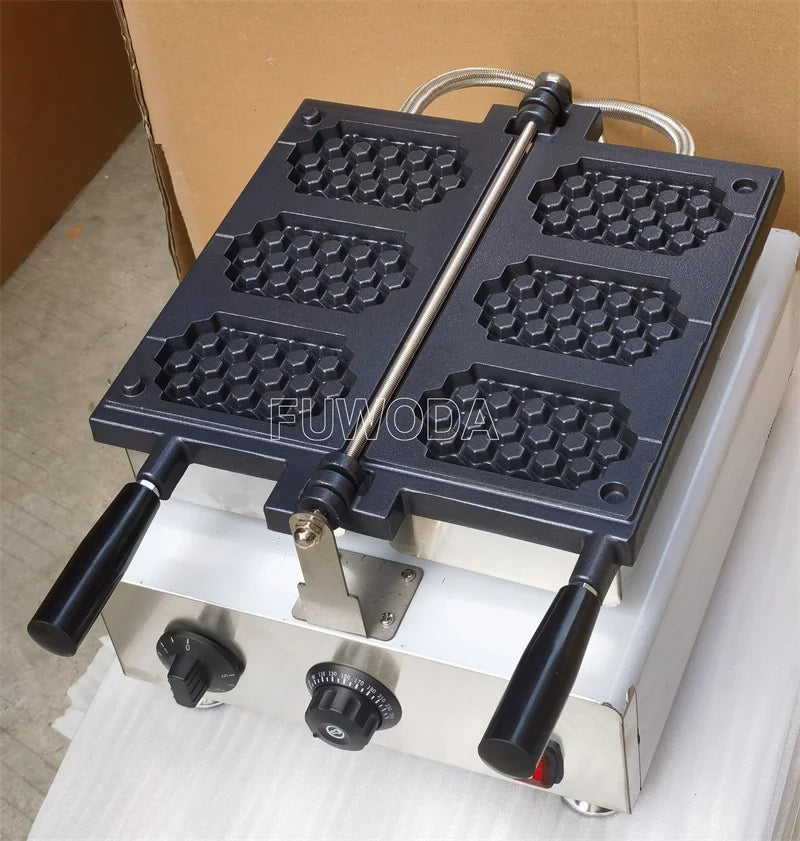 Commercial Waffle Maker Honeycomb 3 Stick - 110V 220V Iron - Deribla Store