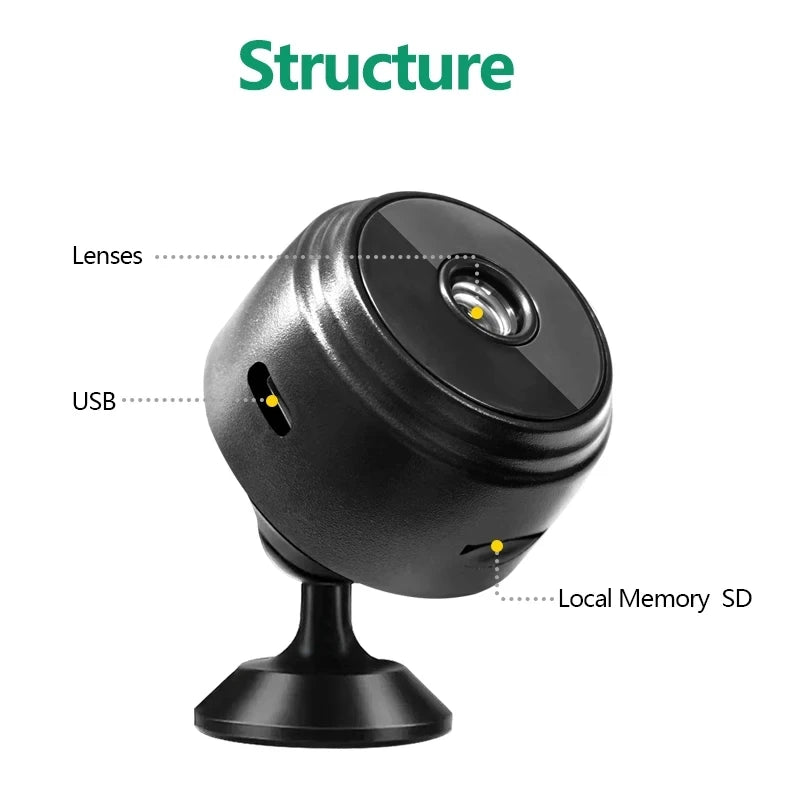 Mini Camera 1080P WiFi Wireless 