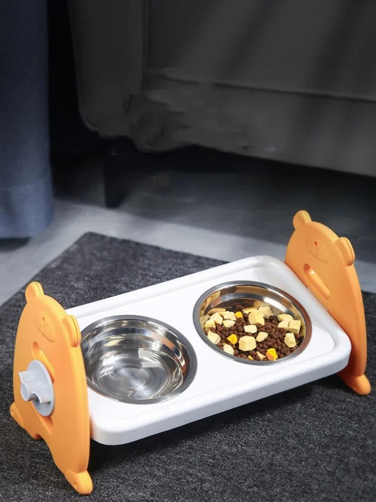 Elevated Tilted Pet Bowl