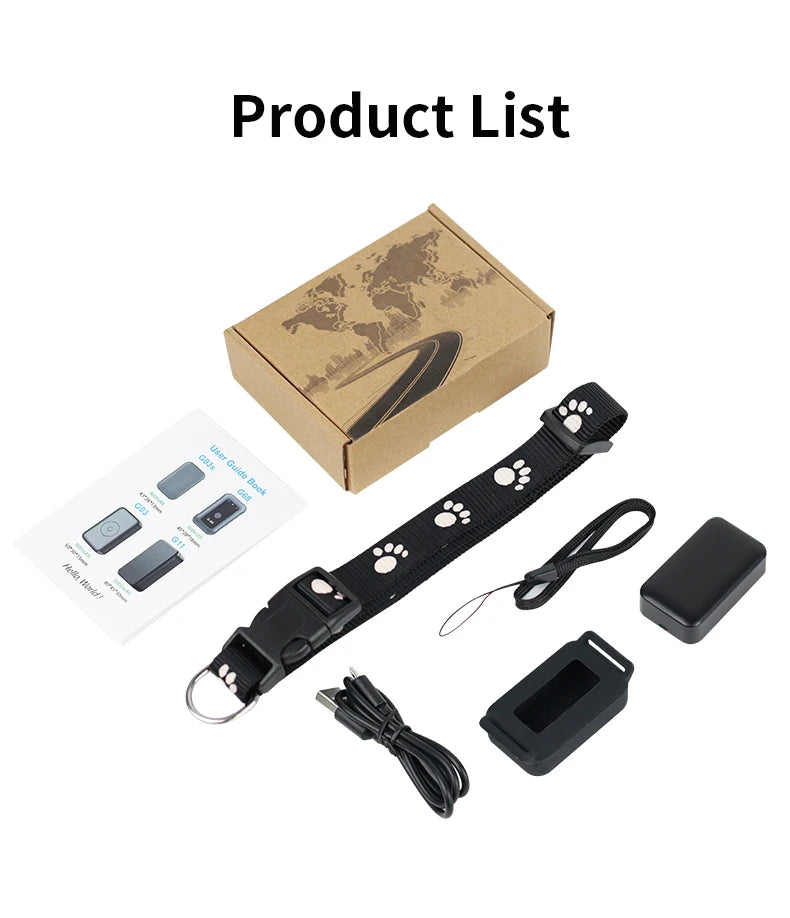 Waterproof GPS Pet Tracker Collar