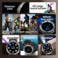 New 5ATM Outdoor Smart Watch Men 600mAh LED Flashlight