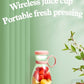 Electric Juicer Cup 6 Blades Blender Milkshake Machine USB Portable Fruit Milk Mixing Tool Mini Fresh Juice Blender - Deribla Store