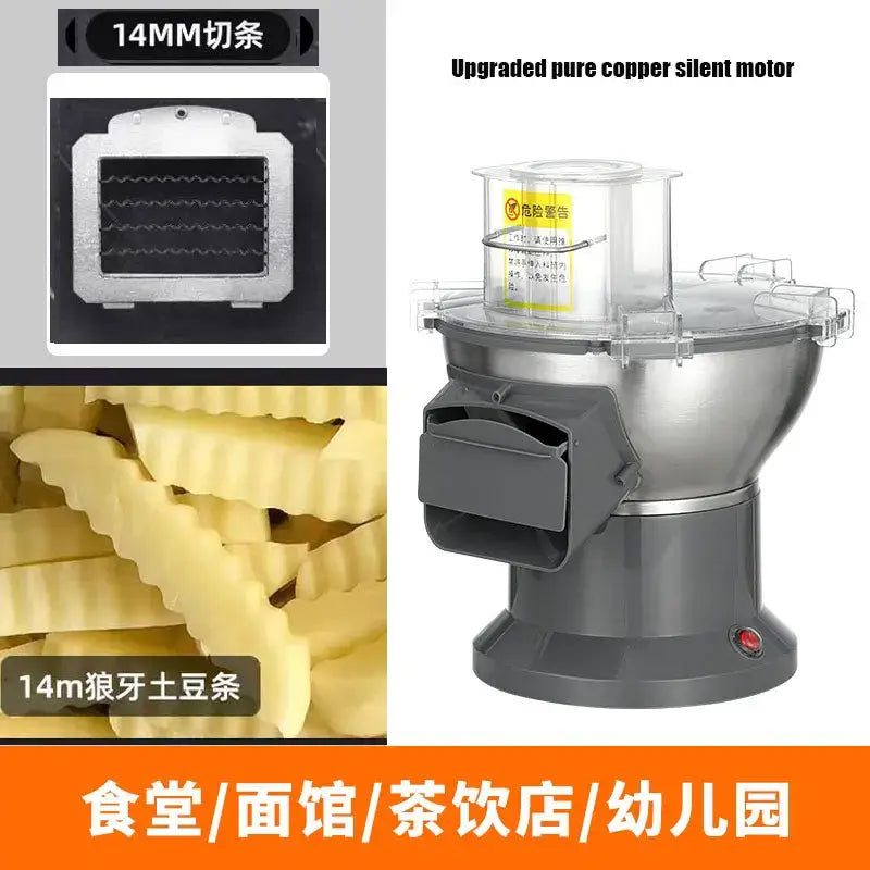 Electric Vegetable Cutter 200W - French Fries Slicer Dicer - Deribla Store