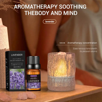 Pure Essential Oils - 10ml Aromatherapy & Massage Set