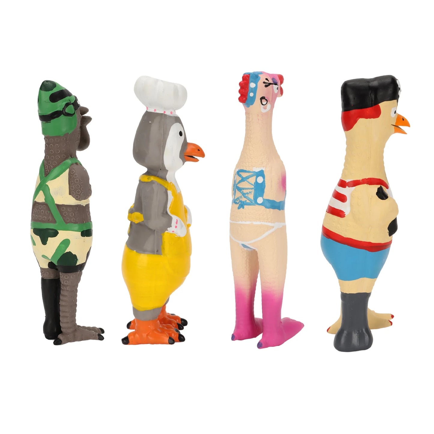 Screaming Chicken Dog Toy - Durable Squeaky Rubber Toy for Dogs - Deribla Store