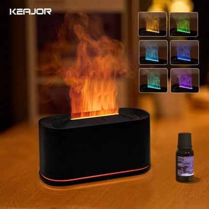 Flame Aroma Diffuser Essential Oil