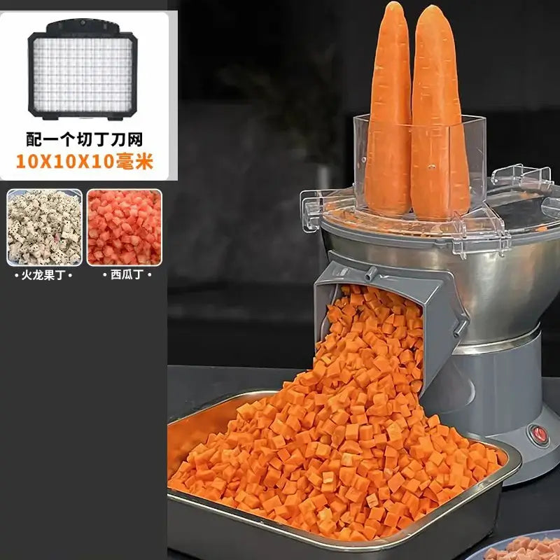 Electric Vegetable Cutter 200W - French Fries Slicer Dicer - Deribla Store