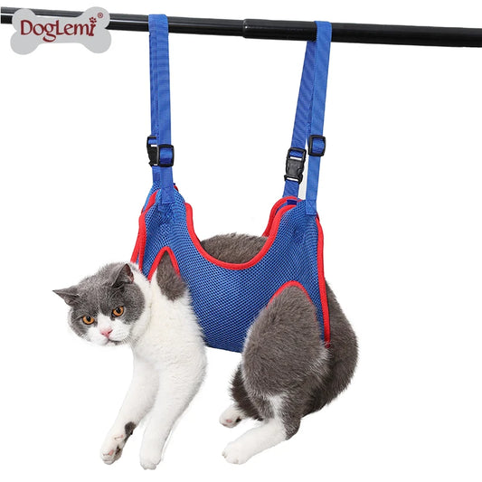 Pet Grooming Hammock - Helper Sling for Nail Trimming & Bathing Dogs & Cats - Deribla Store