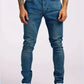 Men's jeans, fashionable stretch solid color jeans, fashionable