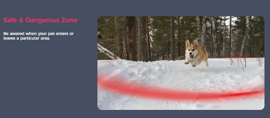 GPS Dog Fence & Tracking System - Wireless Geofencing with Route Recording for Dogs & Cats - Deribla Store