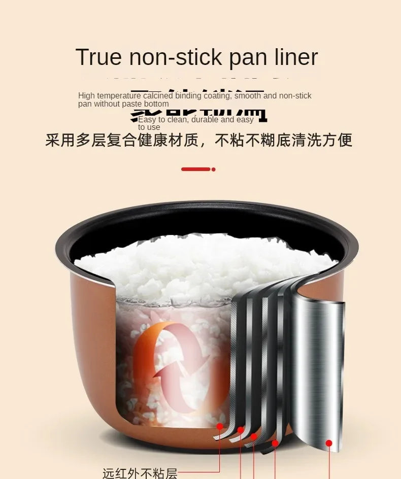 2L Portable Car Rice Cooker - 12V/24V Electric Mini Multicooker for Truck & Car Travel - Deribla Store