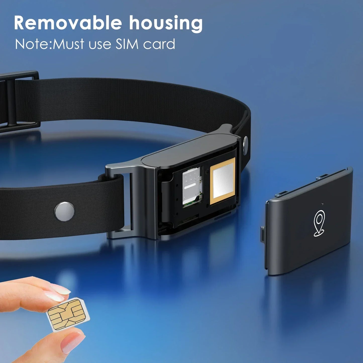 4G GPS Pet Tracker Collar - IP67 Waterproof Real-Time Locator for Dogs & Cats, Anti-Lost - Deribla Store