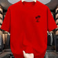 Men's summer 100% cotton fashionable casual loose coconut tree