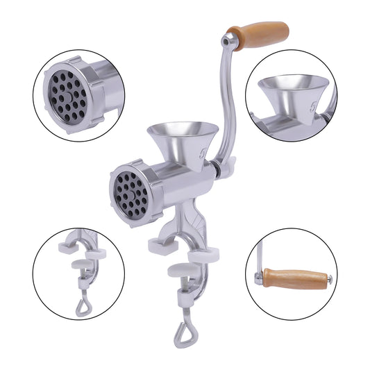 Versatile Manual Meat Grinder: Quick, Efficient, and Stylish Kitchen