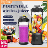 Mini Portable Blender - USB Rechargeable Electric Juicer for Smoothies & Fresh Juice (380ml) - Deribla Store