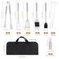 20PCS Barbecue Utensils, Grill Tools, Heavy Duty Stainless Steel