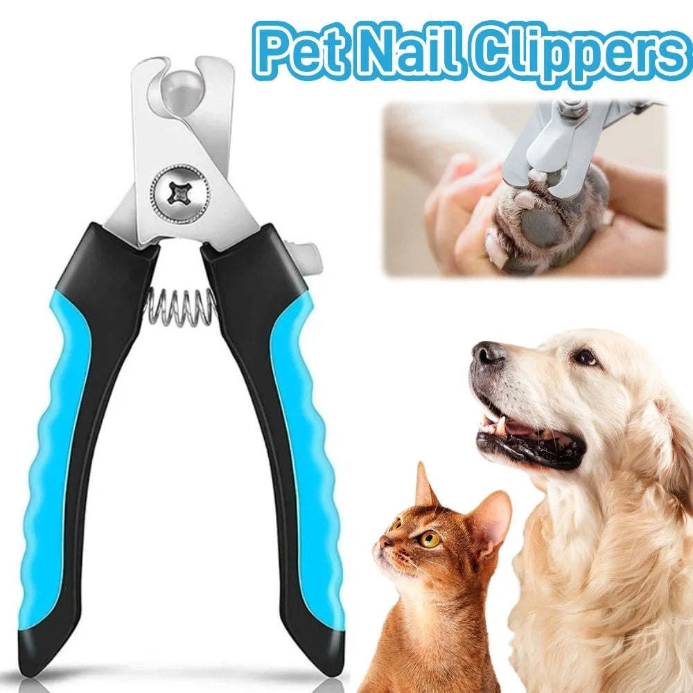 Professional Pet Nail Clipper with Safety Guard - Stainless Steel for Dogs & Cats - Deribla Store