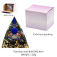 6cm Energy Pyramid Orgonite Reiki Natural Amethyst Ball Healing