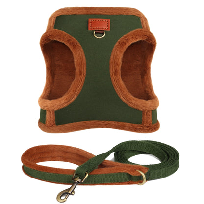 Warm Dog Harness Leash Set 