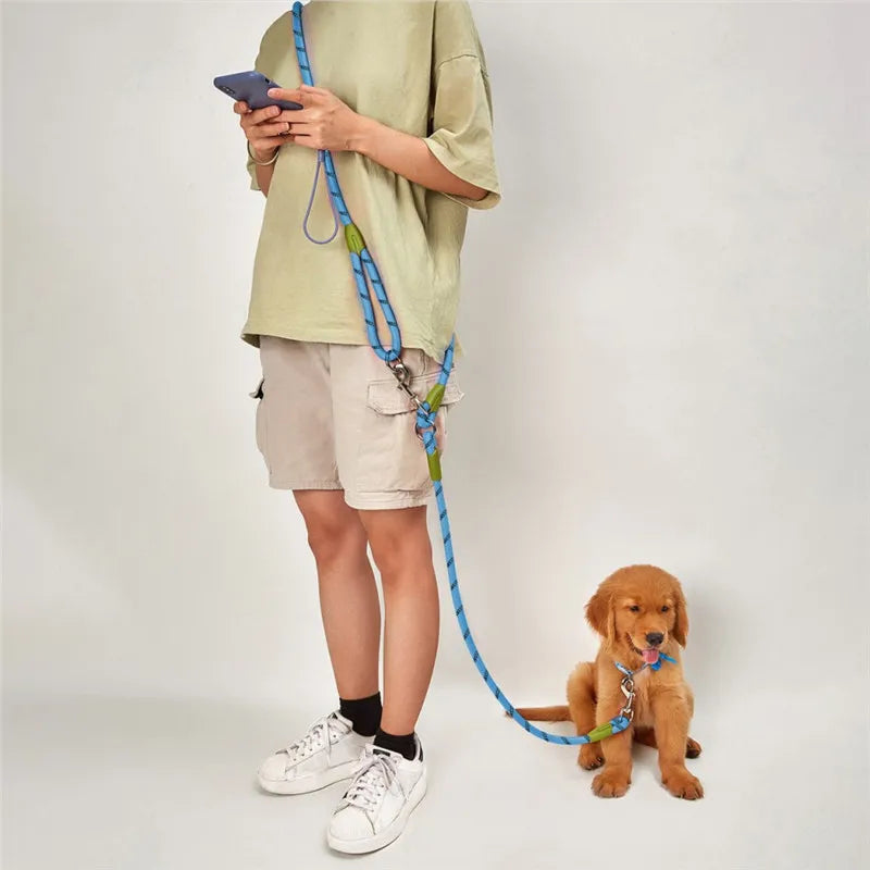 Dog Harness Leash - Hands-Free Shoulder Sling with Double-Head Lead - Deribla Store