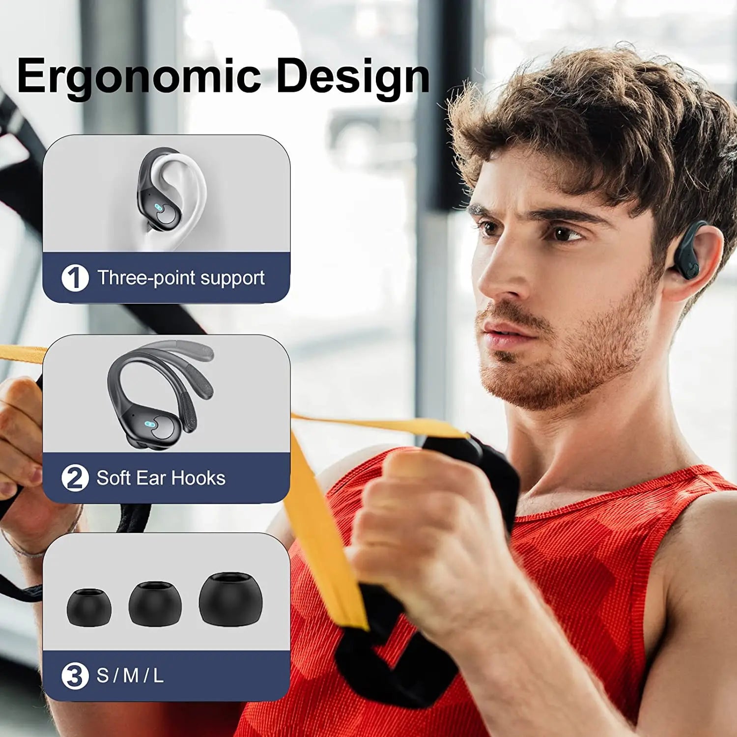 True Wireless Sports Earbuds
