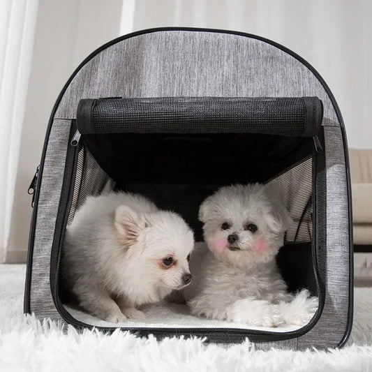 Winter Warm Pet Tent - Foldable Dog House & Cat Carrier Bed - Deribla Store