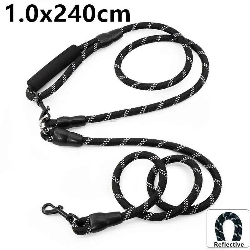Dog Harness Leash - Hands-Free Shoulder Sling with Double-Head Lead - Deribla Store