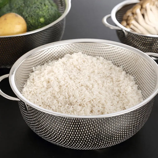 All Purpose Stainless Steel Fine Mesh Strainer Net Baskets with Handles