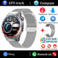 2025 New NFC Smart Watch Men HD AMOLED Screen GPS