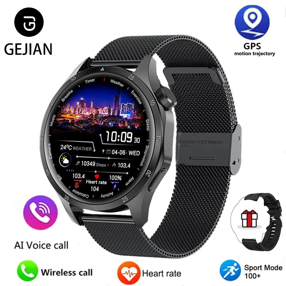 For HUAWEI GT5 Pro GPS NFC Smart Watch Men 360*360 AMOLED