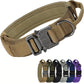 Tactical Dog Collar with Handle - Heavy-Duty Quick-Release Military Collar for Large Dogs - Deribla Store