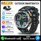 New 5ATM Outdoor Smart Watch Men 600mAh LED Flashlight