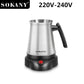 Turkish Coffee Maker 800ML Electric - 6 Cups Moka Pot 220V - Deribla Store