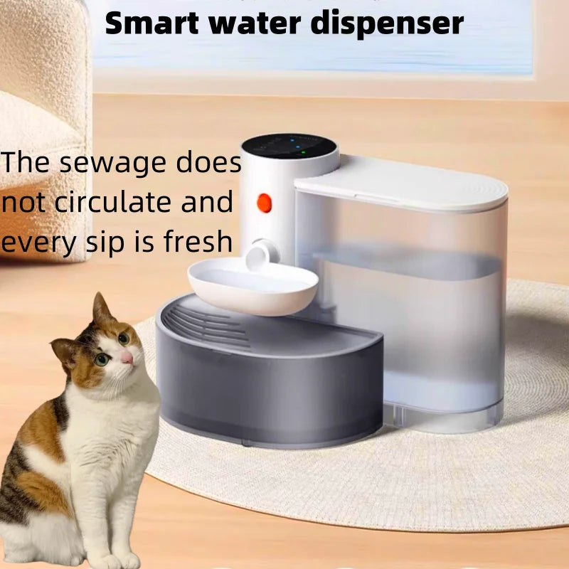 Cat Water Dispenser - Smart Rechargeable Automatic Fountain - Deribla Store