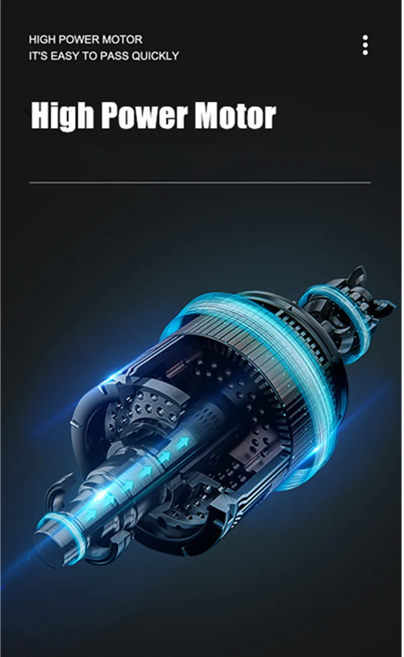 Electric Hand Mixer - 5-Speed Portable Egg Beater with Milk Frother & Dough Hooks - Deribla Store