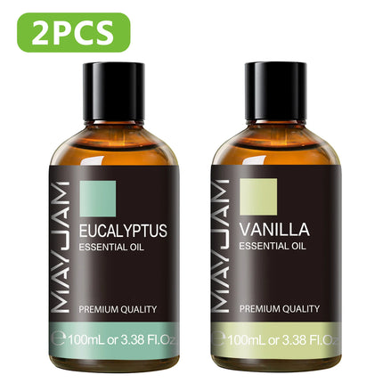 Pure Plant Essential Oil - 100ml Aromatherapy 53 Scents