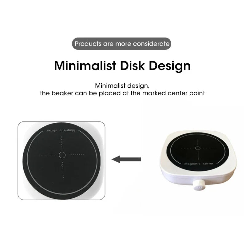 Magnetic Stirrer 2L 4000RPM USB - Lab Mixer Portable Plate - Deribla Store