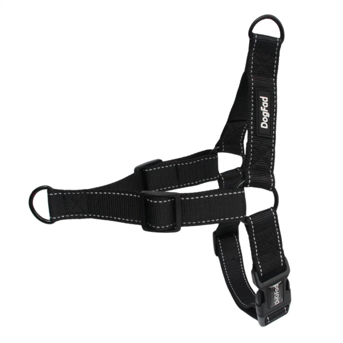 No-Pull Dog Harness - Adjustable Nylon with 2 Leash Attachments for Training - Deribla Store