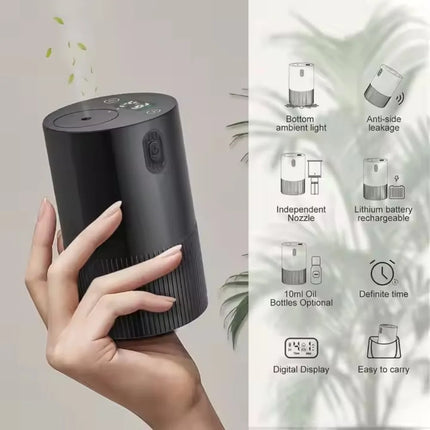 Waterless Aroma Diffuser - Portable Rechargeable Oil Mist