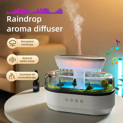Raindrop Aroma Diffuser White Noise