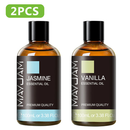 Pure Plant Essential Oil - 100ml Aromatherapy 53 Scents