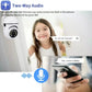 TUYA 5MP Smart Life CCTV Wifi Camera Wireless Security Surveillance Cameras Outdoor Night Color AI Smart Tracking Two Way Audio