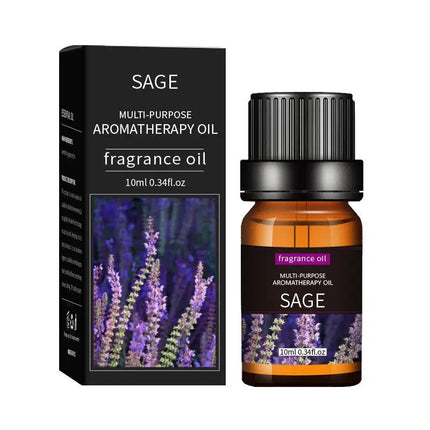 Pure Essential Oils - 10ml Aromatherapy & Massage Set
