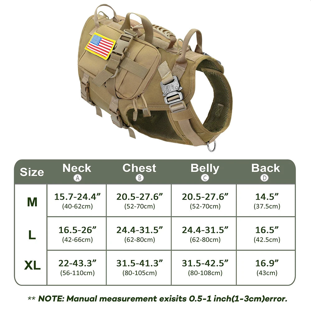 Tactical Dog Harness