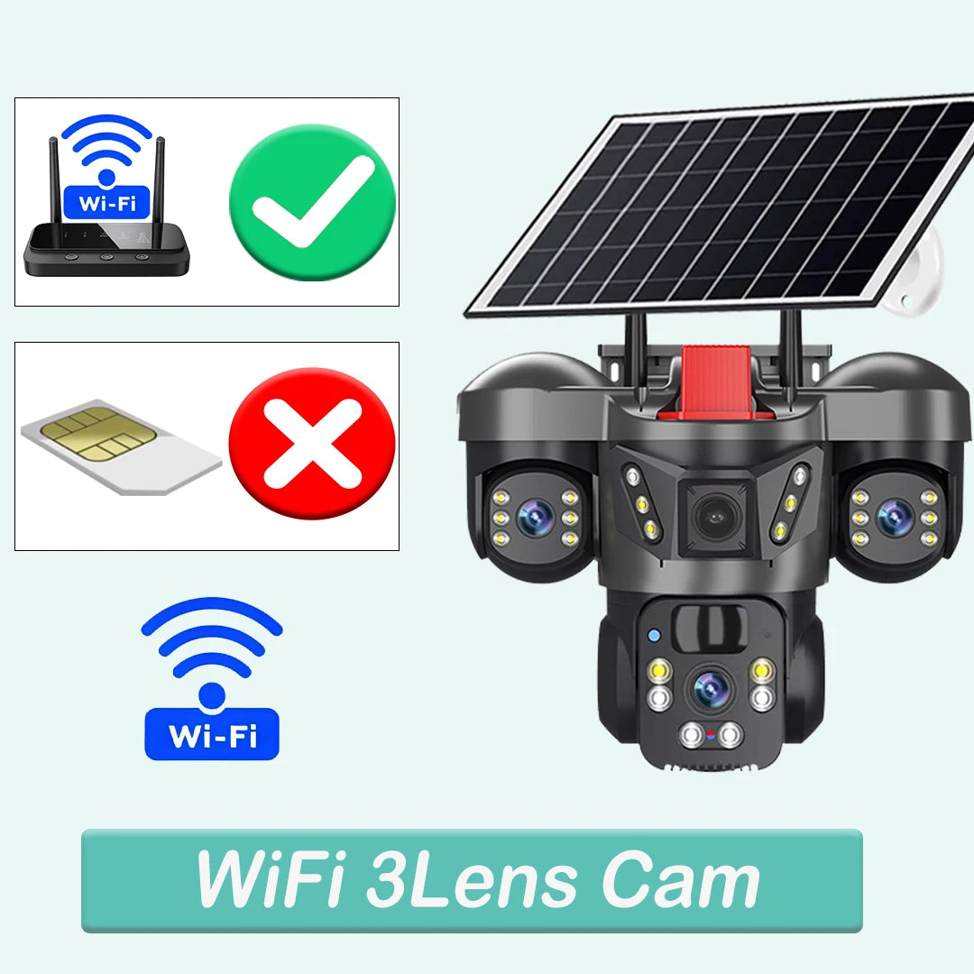 15MP 4G Solar Security Camera